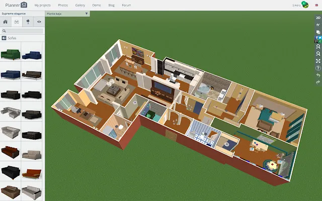 Thiết kế nội thất Autodesk Homestyler
