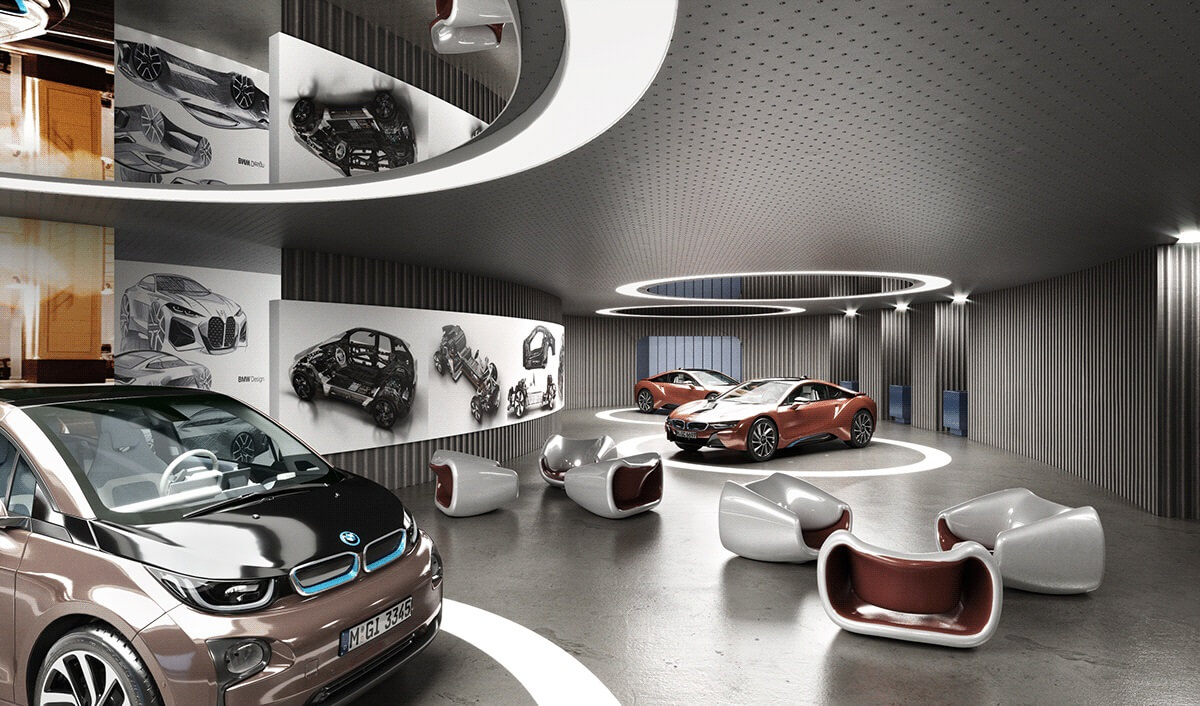 thiết kế showroom 1
