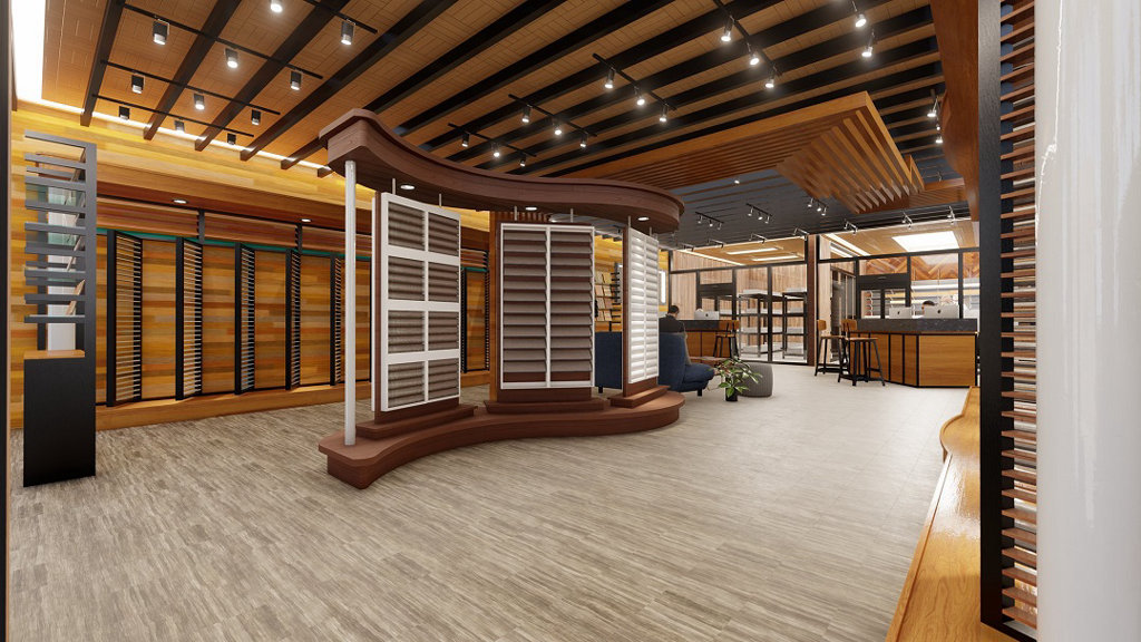 Nội thất showroom chuyên nghiệp, sang trọng