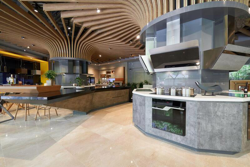 Nội thất showroom theo phong cách tự do