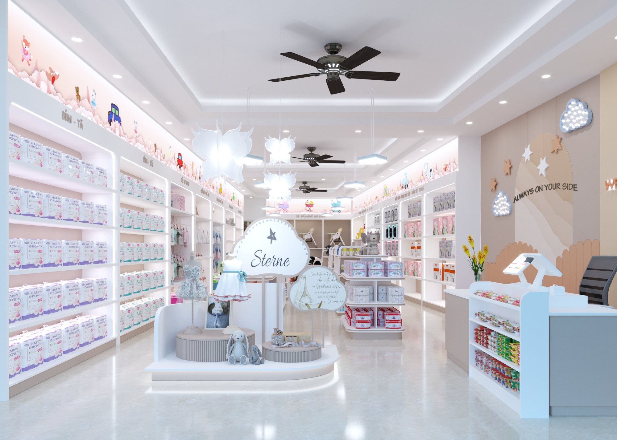 Setup cửa hàng hiện đại